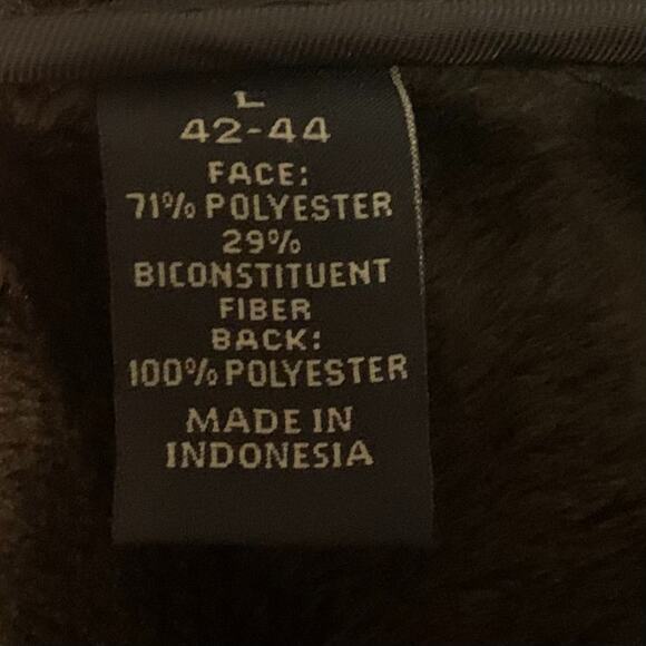 Tasso Elba Men's Rich Brown Corduroy Jacket Size L 42 44 Full Zip Retro Western - Picture 8 of 9